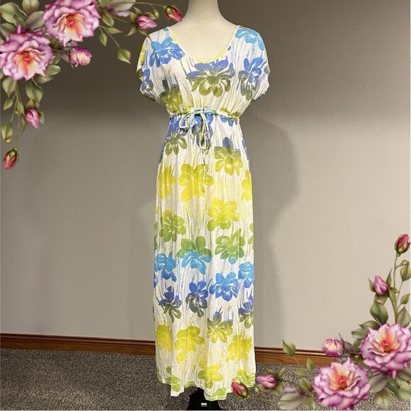 Fresh Produce short sleeve floral maxi dress size Small - Picture 1 of 15